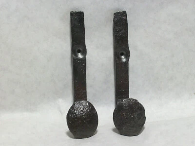 Ganchos de pared de ferrocarril rústico Foto 1 de 4