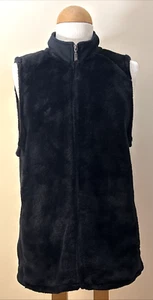 💕 NEW! Exertek Black Plush Feece Athletic Vest W/Pockets Size XL $42 - Picture 1 of 7