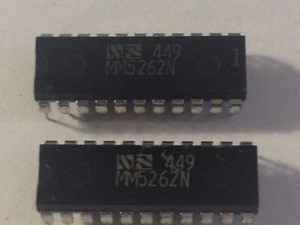 Circuito integrado dinámico RAM MM5262N NSC - QTY 2 - ¡Stock original! - Imagen 1 de 4