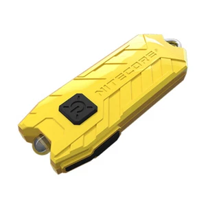 ~NEW~ Nitecore TUBE v2.0 55 Lumen USB Rechargeable Keychain Flashlight (Yellow) - Picture 1 of 12
