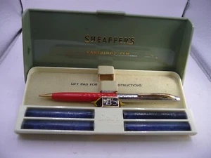 Sheaffer Vintage Skripsert Imperial Pencil in box-Fiesta Red-new old stock - Picture 1 of 4