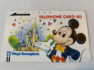 Disney Tokyo Japan Disneyland Telefonkarte 1986 50 Stück NTT Sammlerstück selten sehr guter Zustand - Bild 1 von 4