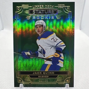 Jack Quinn 2022-23 Stature Green Photo Variant Rookie /66 Buffalo Sabres - Bild 1 von 2