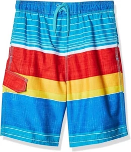 Kanu Surf Boys' Viper Quick Dry UPF 50+ Beach Swim Trunk, Aqua, 4T - Picture 1 of 1