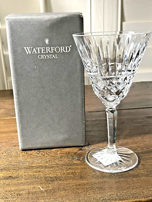 WATERFORD CRYSTAL Maeve 10 oz Goblet Ireland New w/Tags Discontinued Boxed (1)