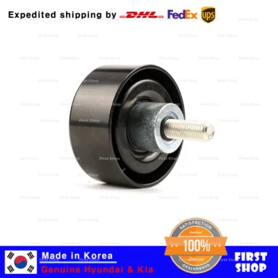 Genuine OEM Belt Idler Pulley 252872E300 for Hyundai Elantra Veloster Kia Forte - Image 1 of 2