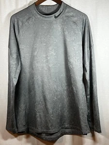 Nike Pro Cálido Utilitario Manga Larga Gris XL Calce Ajustado Para Hombre - Imagen 1 de 9