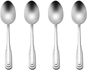 Oneida Cityscape Set of 4 Dinner / Oval Bowl Soup Spoons 7 1/8" - Picture 1 of 1