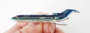Brandneu Vintage Anfang der 1980er Marineblau Kunstleder Braniff Airways Krawattennadel Deadstock - Bild 1 von 6