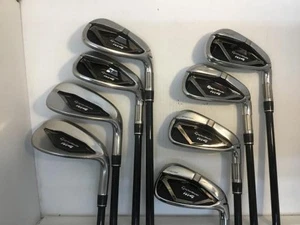 TaylorMade M4 Iron Set 5-9,Pw,Aw,Sw 8pc Flex R FUBUKI TM6 Graphite - Picture 1 of 6