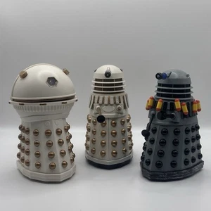 Doctor Who Figure Bundle Dalek Figures Emperor Davros / Necros / Ruins of Skaro - Picture 1 of 3