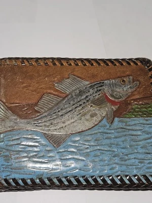 Cartera personalizada vintage hecha a mano. " Tom" Foto 1 de 4