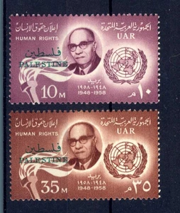 Palestina, Occupazione egiziana 1958 - 10° anniversario dei diritti umani MNH** - Picture 1 of 1