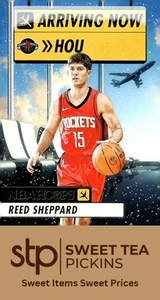 2024-25 Hoops Winter #25 Reed Sheppard Arriving Now - Picture 1 of 2