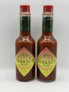 Tabasco Habanero Pfeffersauce 2er Pack 5 Unzen würzig scharfe Sauce zum Kochen & Grillen - Bild 1 von 2