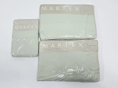 Juego de sábanas Martex QUEEN 4 piezas verde CELERON 250 hilos cuerpo y alma de colección como nuevo  Foto 1 de 4