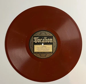 AL JOLSON, COO-COO, 1922, 78 RPM, VOCALION, AEOLIAN, RED RECORD, Rare Antique. - Imagen 1 de 2