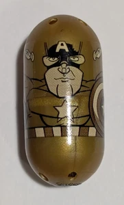 Mighty Beanz Collectors Dream! Marvel Replacement Gold Capitán América #83 2010 - Imagen 1 de 6