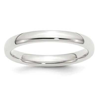 Sterling Silver 3mm Comfort Fit.5 Band Ring - Image 1 of 4