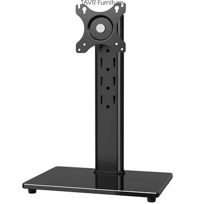 Monitor Stand with Single VESA for 12-32 Inch LCD LED TV Height Adjustable - Image 1 of 4