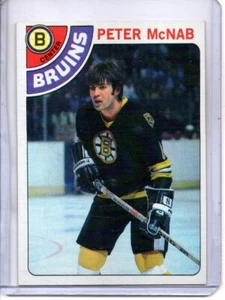 1978-79 TOPPS #212 PETER MCNAB BOSTON BRUINS - Imagen 1 de 2