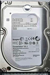 SERVEUR DISQUE DUR SAS ST4000NM0023 Seagate 4 To 7 200 tr/min 6 Go/s 128 Mo 3,5 pouces de - Photo 1/1