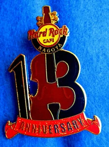 NAGOYA JAPAN 13th ANNIVERSARY CELLO VIOLIN INSTRUMENT Hard Rock Cafe PIN LE - Picture 1 of 1