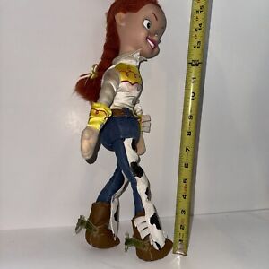 Disney Toy Story Bendable Jessie Talking Pull-String Dolls Collectible Broken 18