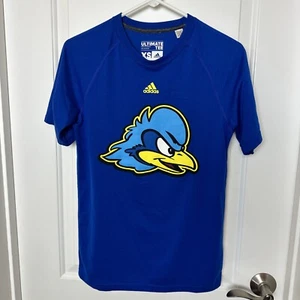 Adidas Delaware Blue Hens Mascot Blue T Shirt Mens XS New W/ Tags Climalite - Picture 1 of 7
