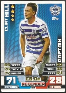 TOPPS MATCH ATTAX EXTRA 2014-15- #C13-QUEENS PARK RANGERS-CAPTAIN-CLINT HILL - Picture 1 of 1