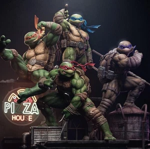 Ninja Turtles, 28 CM Model Kit Unpainted 3d Printed GK Statue Figure - Picture 1 of 8