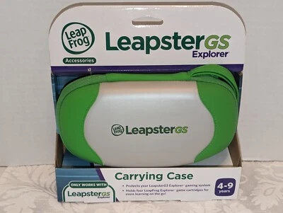 LeapFrog LeapsterGS Explorer Carrying Case Green Silver NEW - Image 1 of 4