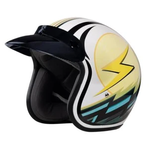 Cascos Daytona CRUISER 3/4 carcasa con casco de motocicleta aprobado por Lightning DOT - Imagen 1 de 6