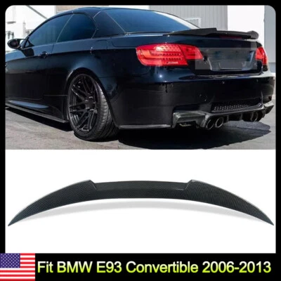 M4 STYLE CARBON COLOR TRUNK SPOILER WING FOR 07-13 BMW E93 328i 335i CONVERTIBLE Foto 1 de 4