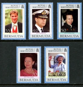 BERMUDAS 791-95, 2000 CUMPLEAÑOS REALES, MNH (BER1634) - Imagen 1 de 1