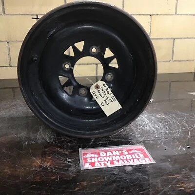 Черный обод переднего колеса 12x6,5 # 0402-657 Arctic Cat 2001 cat 500 4x4 (4-9) - Изображение 1 из 4