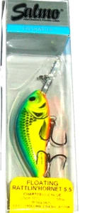 Salmo 5.5 F Rattlin' Hornet Crankbaits (Chartreuse Blue) - Bild 1 von 1