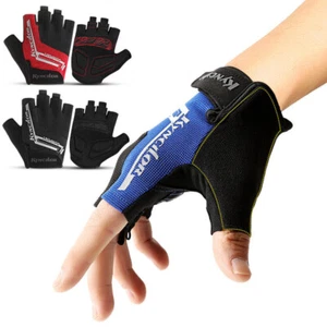 Sports Bike Cycling Gloves Half Finger Gloves Breathable MTB Road Biking Gloves - Picture 1 of 20