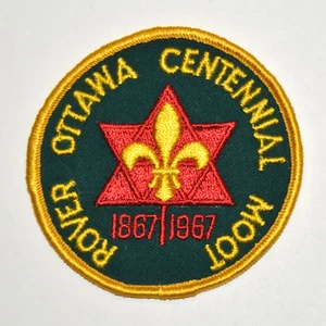 Vintage Ottawa Centenial Rover Moot 1867-1967 Scout Event Badge Mint RSEV143 - Picture 1 of 5