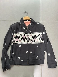 ROCKABILLY GROOVIN' HIGH THUNDERBIRD GABARDINE JACKET GREY JAPAN NEW SZ MEDIUM - Picture 1 of 16