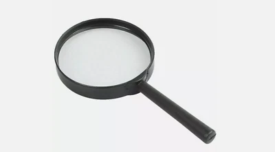 Magnifying Glass 75mm Reading Magnifier Large Lense UK Handheld Pockey Eye Aid - Image 1 of 4