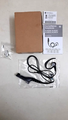 Motorola  Receive-Only Black Surveillance earpiece  Kit  #RLN5878A free delivery - Image 1 of 4