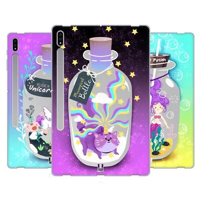 HEAD CASE DESIGNS BOTTLED FANTASY CREATURE SOFT GEL CASE FOR SAMSUNG TABLETS 1 - Image 1 of 4