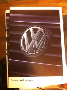 BROCHURE GAMME VOLKSWAGEN MODELES  FRANCAIS  1995 24 PAGES  - Picture 1 of 1