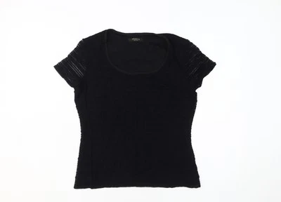 Precis Women Black Petite Scoop Neck T-Shirt - Image 1 of 4