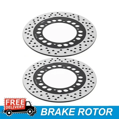 2x Front Brake Rotors Disc for Yamaha XVZ1300 XVZ1300D Venture Royal 1986-1995 — 第 1/4 张图片
