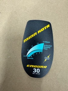 MINN KOTA TROLLING MOTOR PARTS DECAL 2065638 - Bild 1 von 1