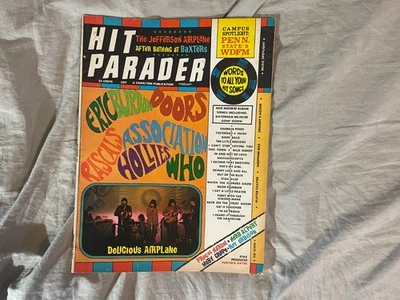 Журнал Hit Parader февраль 1968 Doors Who Hollies Jefferson Airplane Stax - Изображение 1 из 4