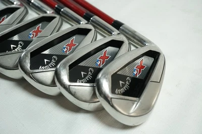 Callaway XR Irons / 5-PW / Regular Flex Graphite Shafts / Left Handed - Image 1 of 4