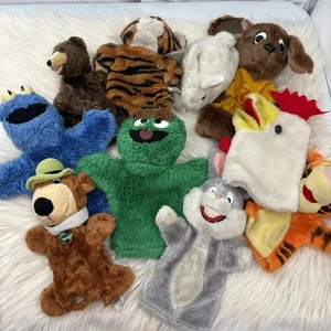 10 Handpuppen Huhn, Sesamstraße, Yogi, Käfer Hase, Tiger + andere - Bild 1 von 13